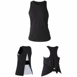 Lululemon Open Back Tie Tank Top Black Size 8 | Excellent Condition